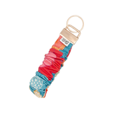 Scrunchie Hands-free Key Wristlet  - Bold Floral