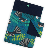 Book Sleeve + Bookmark (Piwakawaka)