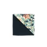 Fabric Bookmark - Navy Floral