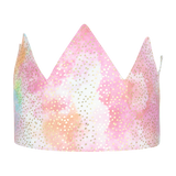 Kids Fabric Crown - Gold Speckle