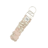 Scrunchie Hands-free Key Wristlet  - Linen Floral