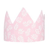 Kids Fabric Crown - White leaves