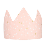 Kids Fabric Crown - Pink and Gold