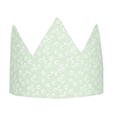 Kids Fabric Crown - Sage Flowers