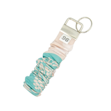 Scrunchie Hands-free Key Wristlet  - Coastal Sea Pod