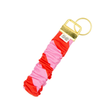 Scrunchie Hands-free Key Wristlet  - Candy Pop