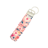 Scrunchie Hands-free Key Wristlet  - Sweet Petal