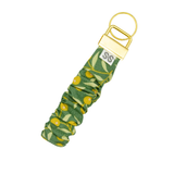 Scrunchie Hands-free Key Wristlet  - Golden Grove