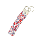 Scrunchie Hands-free Key Wristlet  - Berry Blush
