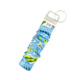 Scrunchie Hands-free Key Wristlet  - Summertime Song