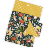 Book Sleeve + Bookmark (Woodland)