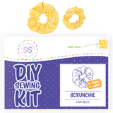 Sewing DIY Kit - Scrunchie (Yellow Floral)
