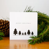 Christmas Card - Snowy Trees