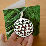 Christmas Decoration Card - Geometric