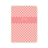 Newborn Journal - Pink Gingham (Small)