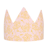 Kids Fabric Crown - Orange Flowers