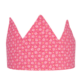 Kids Fabric Crown - Pink/White Daisies