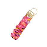 Scrunchie Hands-free Key Wristlet  - Pink Sparkles