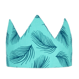 Kids Fabric Crown - Turquoise Feather