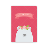 Newborn Journal - Pink Bear